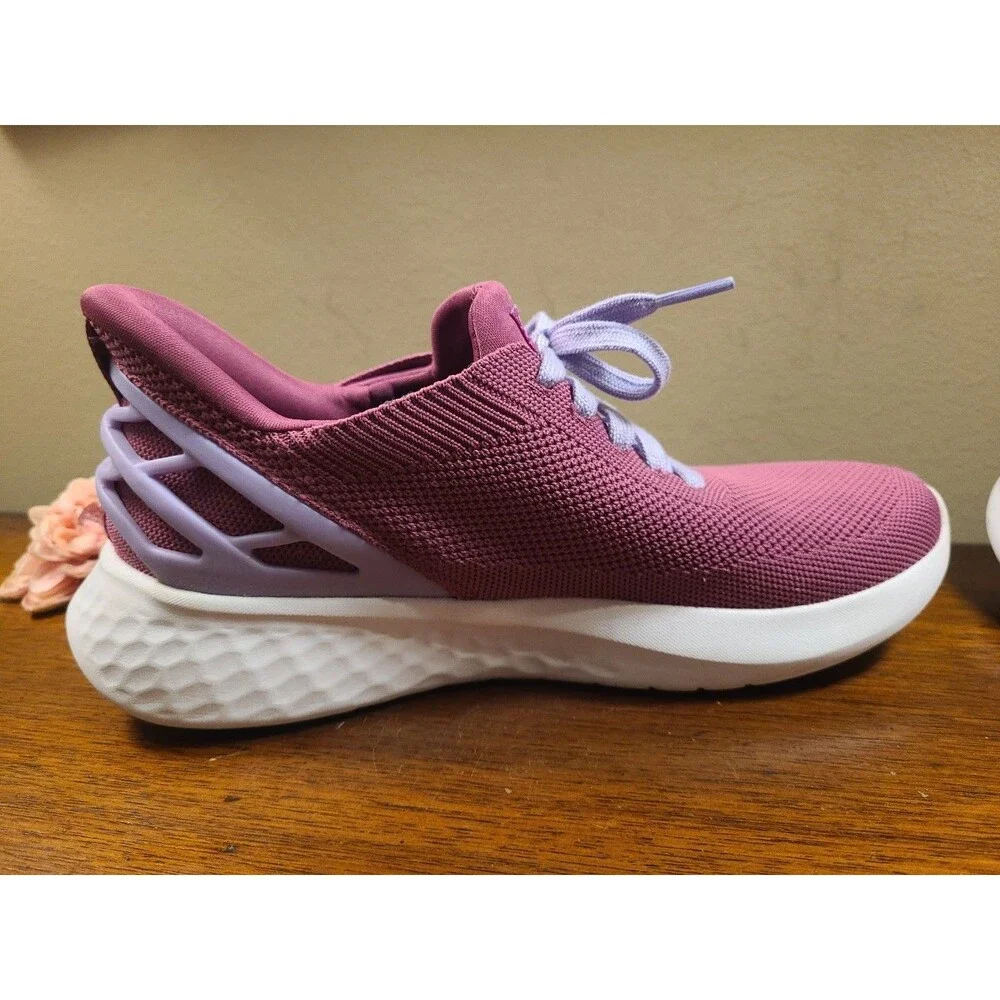 Kizik Athens Sneaker Size 7 Festival Fuchsia Knit Athletic Running Shoes Purple